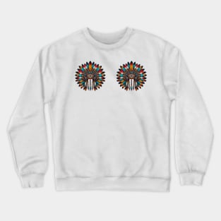 Affirmation amérindienne. Crewneck Sweatshirt